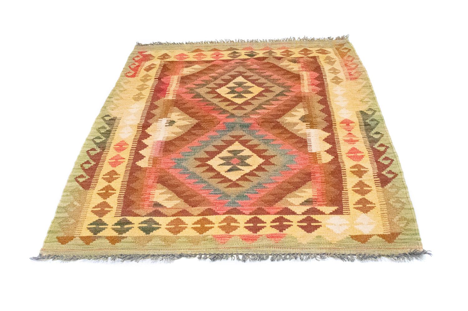 Alfombra Kelim - Oriental - 156 x 105 cm - verde