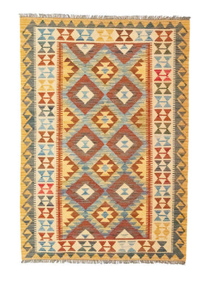 Alfombra Kelim - Oriental - 156 x 108 cm - beige