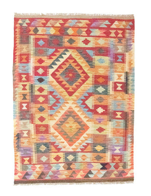 Alfombra Kelim - Oriental - 151 x 106 cm - multicolor