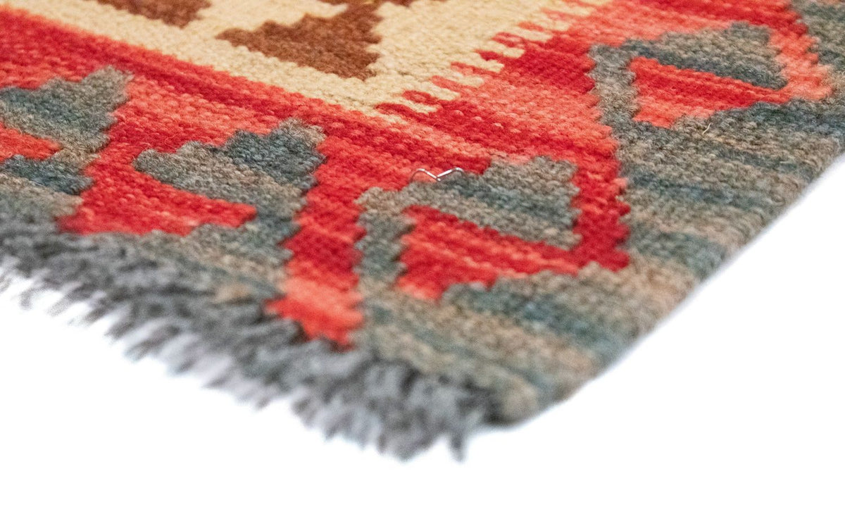 Alfombra Kelim - Oriental - 145 x 104 cm - rojo