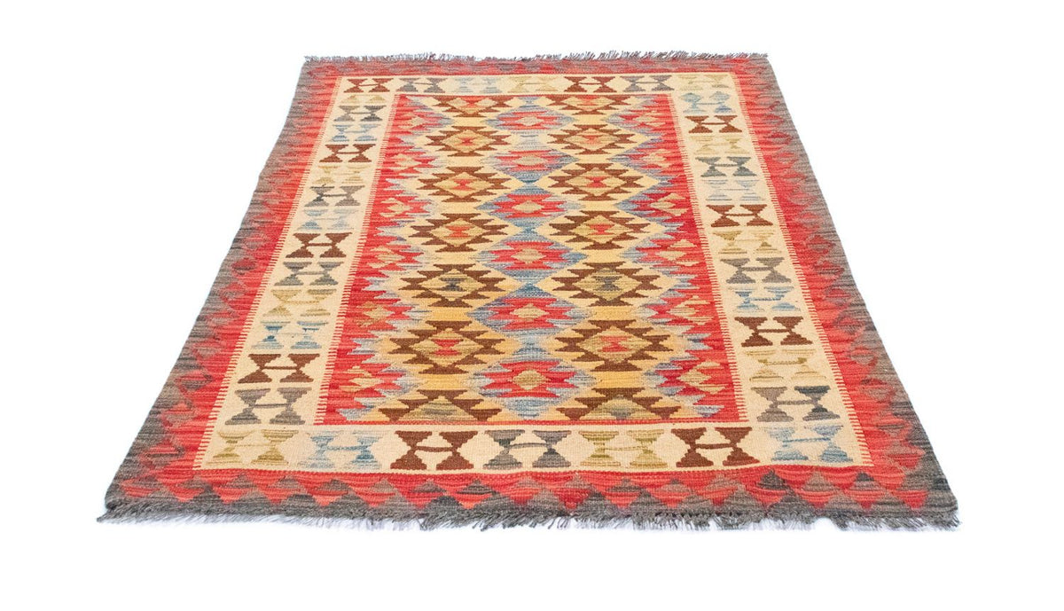 Alfombra Kelim - Oriental - 145 x 104 cm - rojo