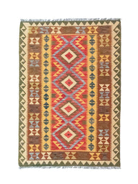 Alfombra Kelim - Oriental - 154 x 107 cm - verde