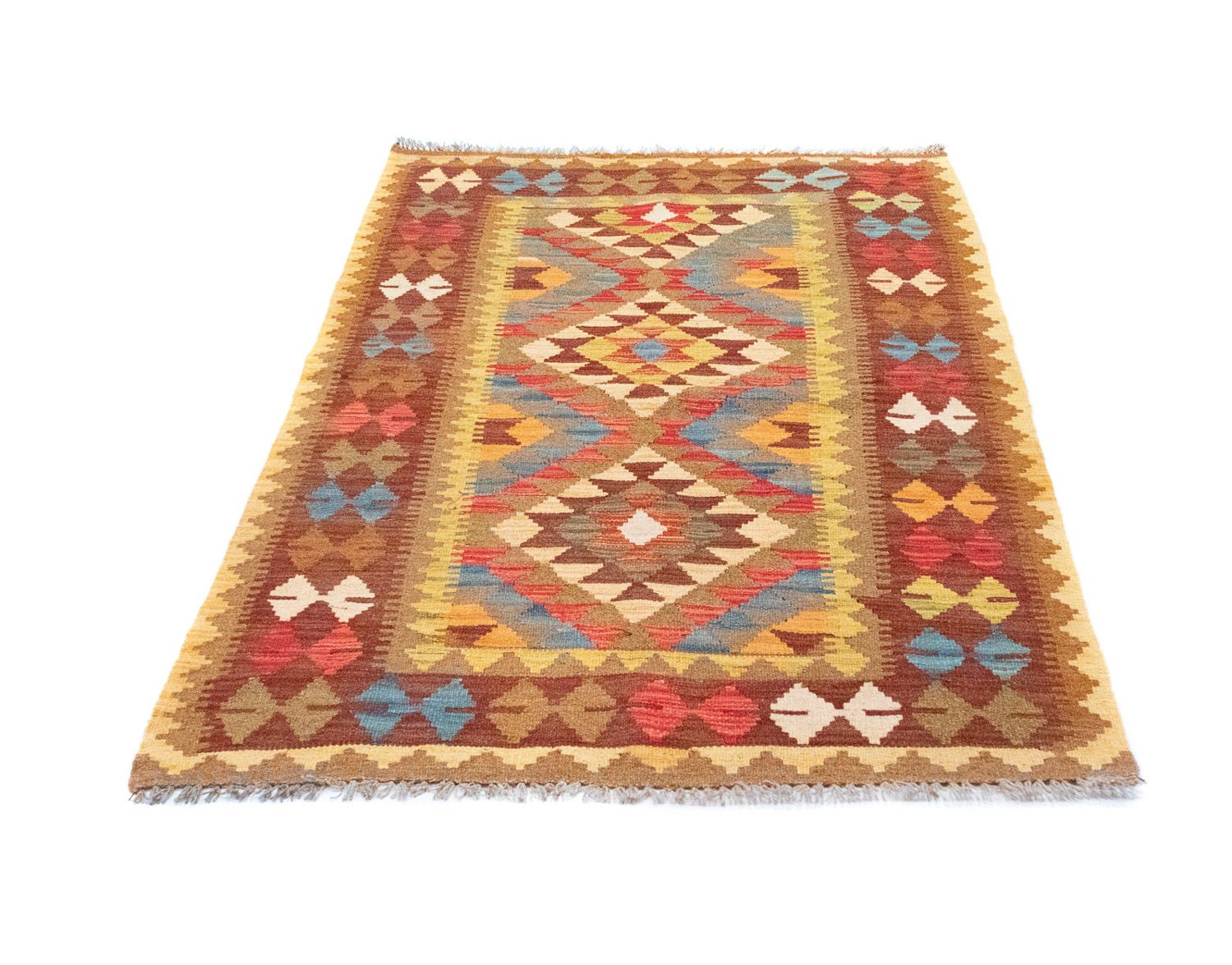 Alfombra Kelim - Oriental - 159 x 99 cm - marrón