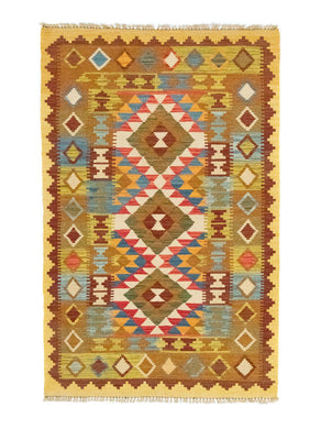 Alfombra Kelim - Oriental - 159 x 101 cm - beige