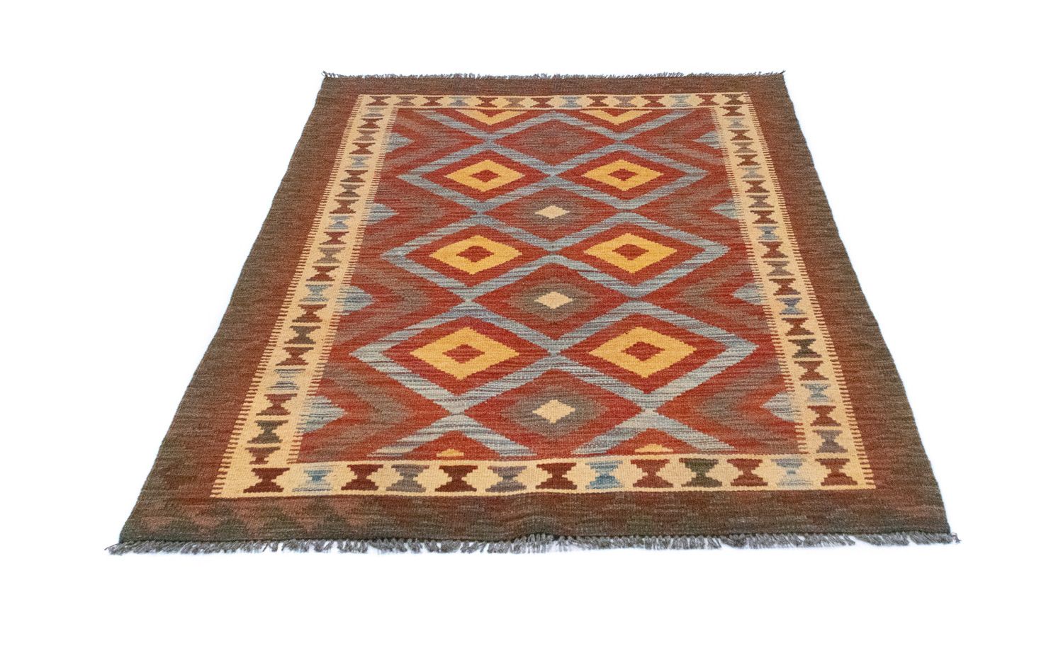 Alfombra Kelim - Oriental - 161 x 107 cm - marrón