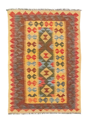 Alfombra Kelim - Oriental - 149 x 98 cm - amarillo