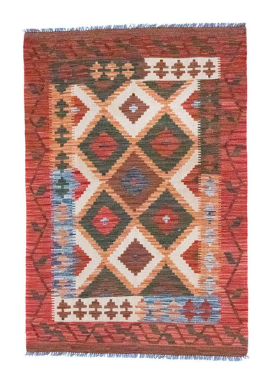 Kilim afgano Alfombra 104x152cm