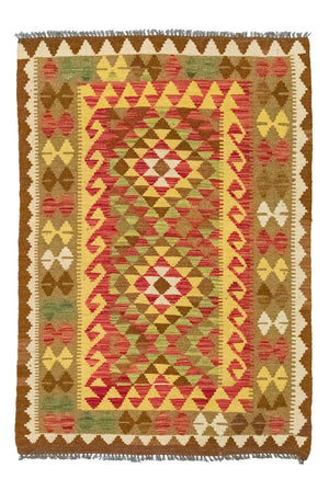Alfombra Kelim - Oriental - 148 x 100 cm - marrón