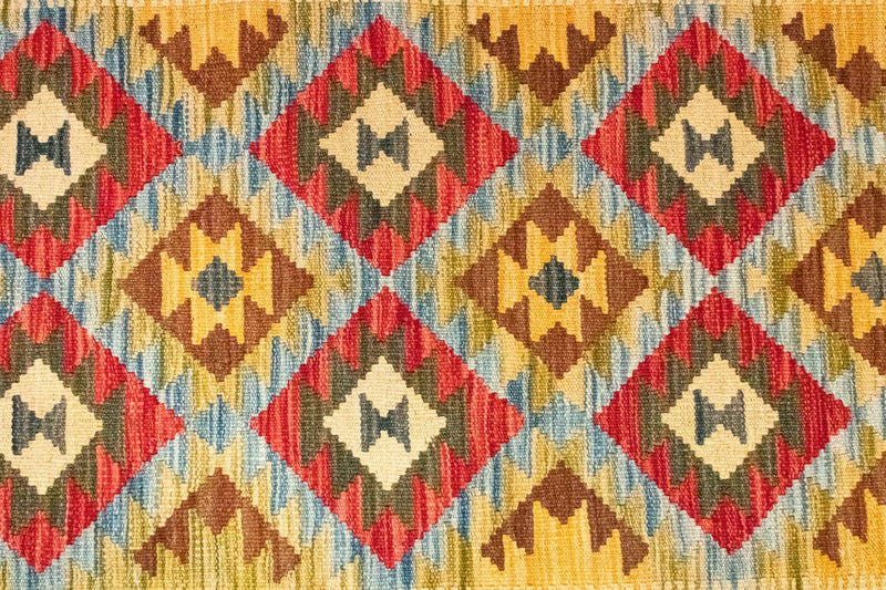 Alfombra Kelim - Oriental - 156 x 105 cm - verde