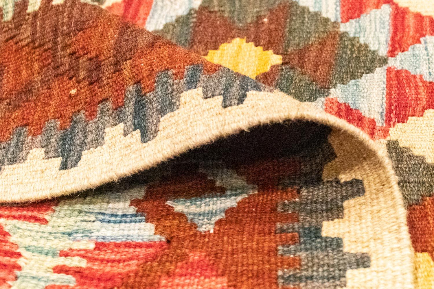 Alfombra Kelim - Oriental - 168 x 103 cm - amarillo