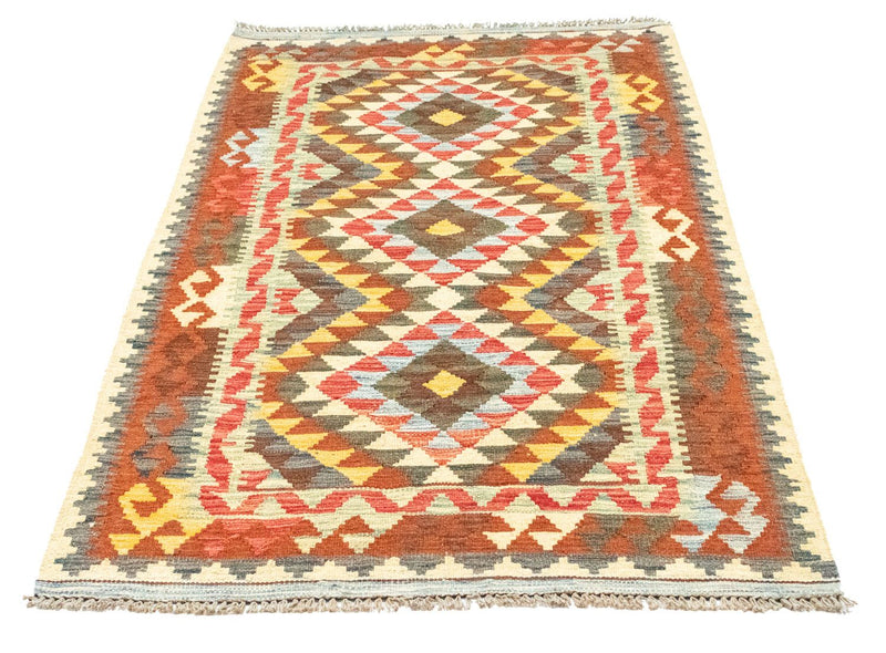 Alfombra Kelim - Oriental - 168 x 103 cm - amarillo