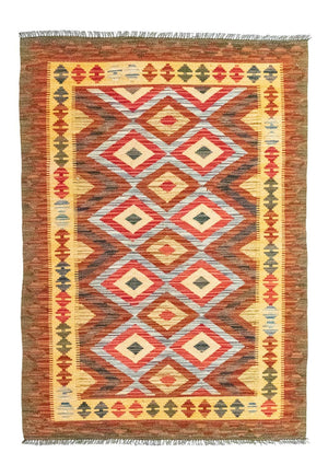 Alfombra Kelim - Oriental - 154 x 105 cm - naranja