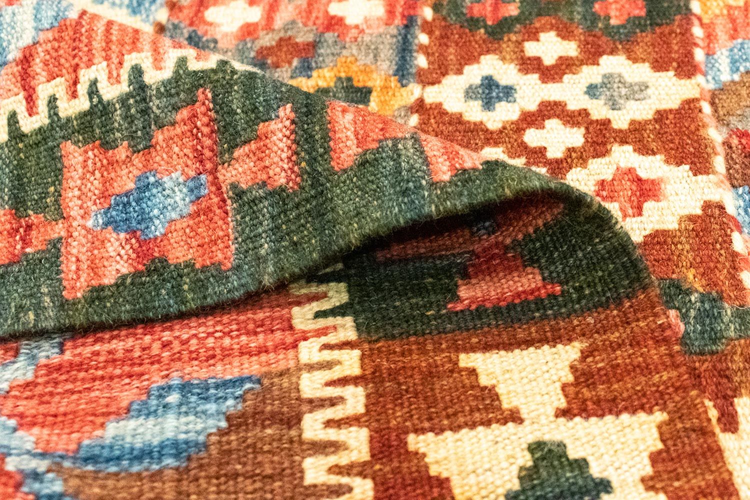 Alfombra Kelim - Oriental - 159 x 103 cm - multicolor