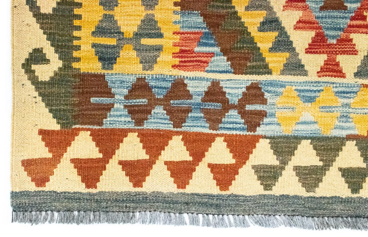 Alfombra de pasillo Alfombra Kelim - Oriental - 204 x 103 cm - multicolor