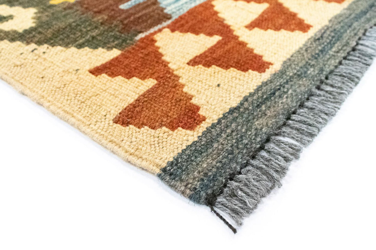 Alfombra de pasillo Alfombra Kelim - Oriental - 204 x 103 cm - multicolor