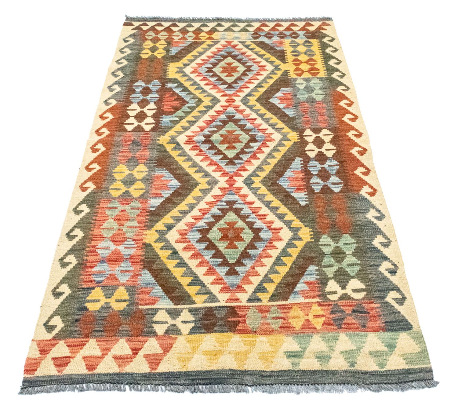 Alfombra de pasillo Alfombra Kelim - Oriental - 204 x 103 cm - multicolor