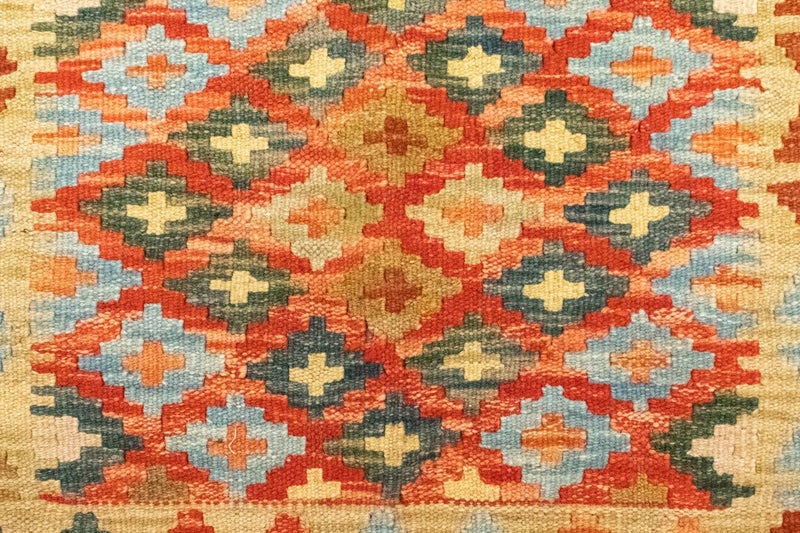 Alfombra Kelim - Oriental cuadrado  - 115 x 106 cm - multicolor