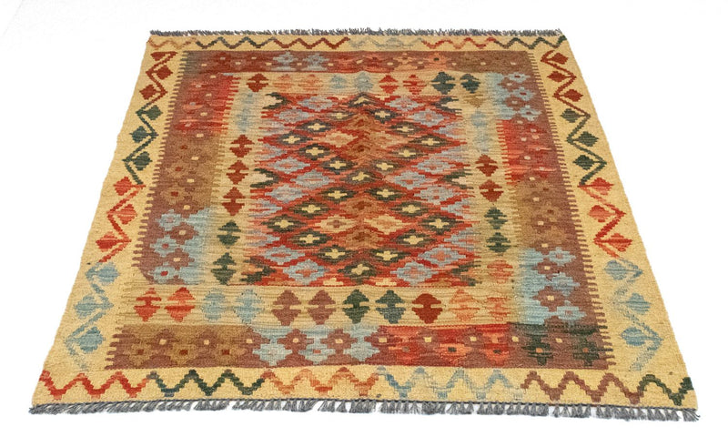 Alfombra Kelim - Oriental cuadrado  - 115 x 106 cm - multicolor