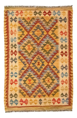 Alfombra Kelim - Oriental - 126 x 80 cm - naranja