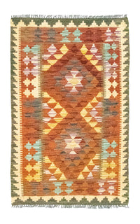 Alfombra Kelim - Oriental - 121 x 73 cm - naranja