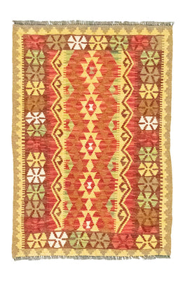 Alfombra Kelim - Oriental - 120 x 82 cm - naranja