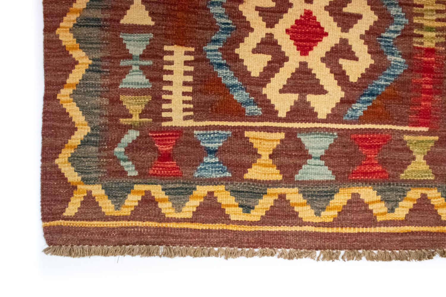 Alfombra Kelim - Oriental - 125 x 86 cm - marrón