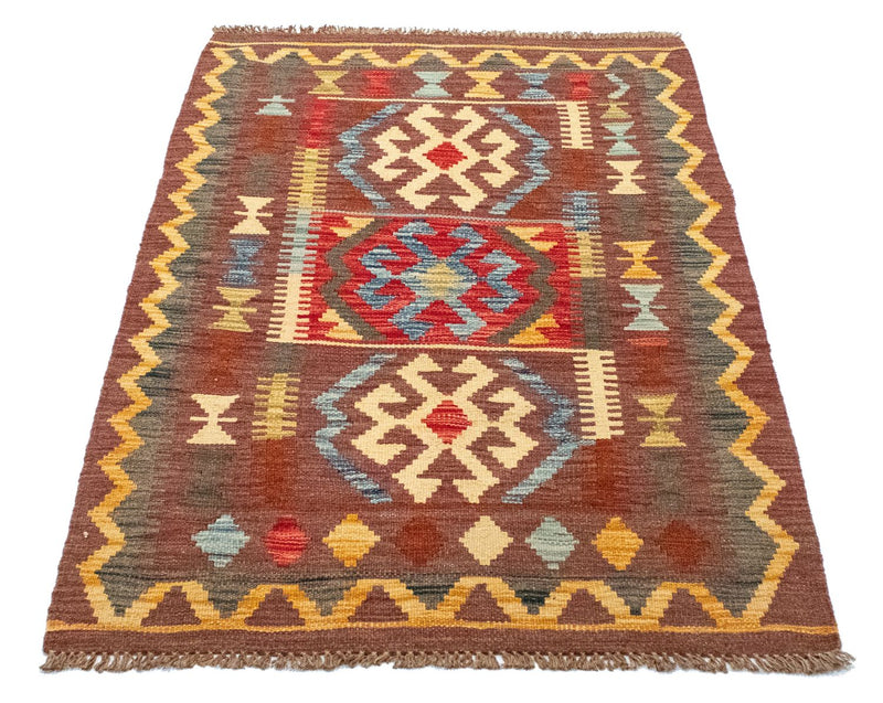 Alfombra Kelim - Oriental - 125 x 86 cm - marrón