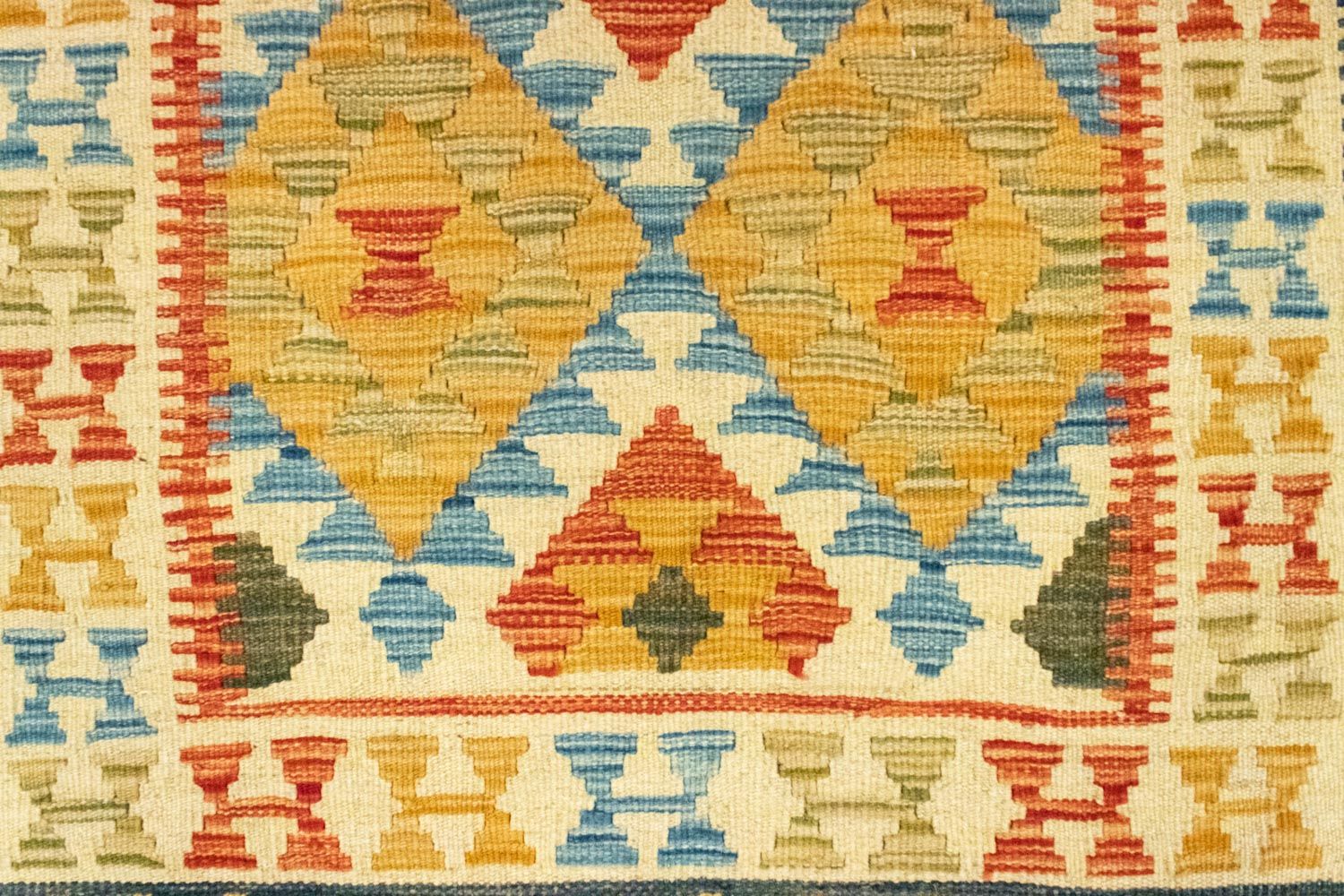 Alfombra Kelim - Oriental - 127 x 81 cm - beige