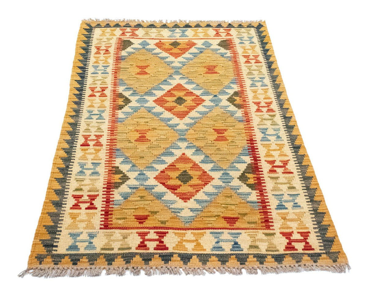 Alfombra Kelim - Oriental - 127 x 81 cm - beige