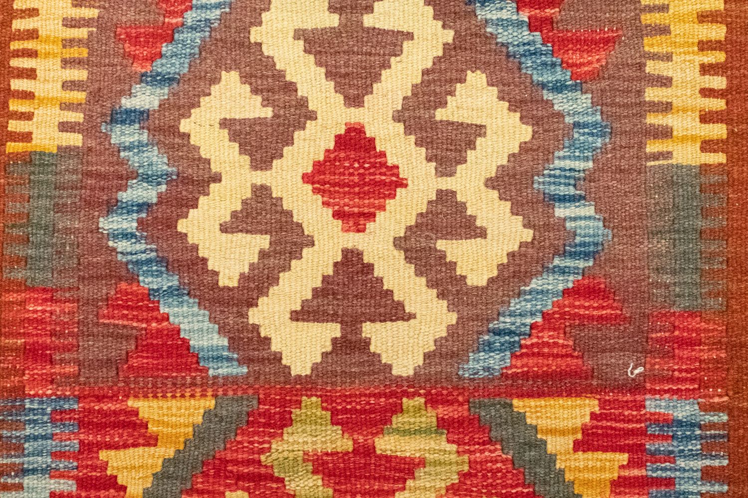 Alfombra Kelim - Oriental - 119 x 82 cm - marrón