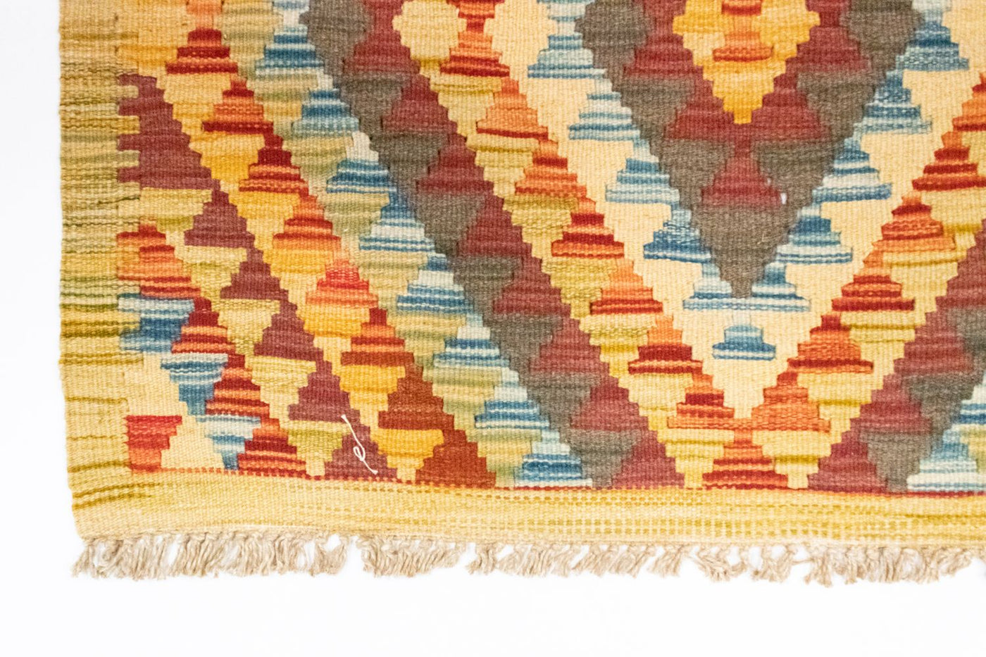 Kilim afgano Alfombra 123x84cm