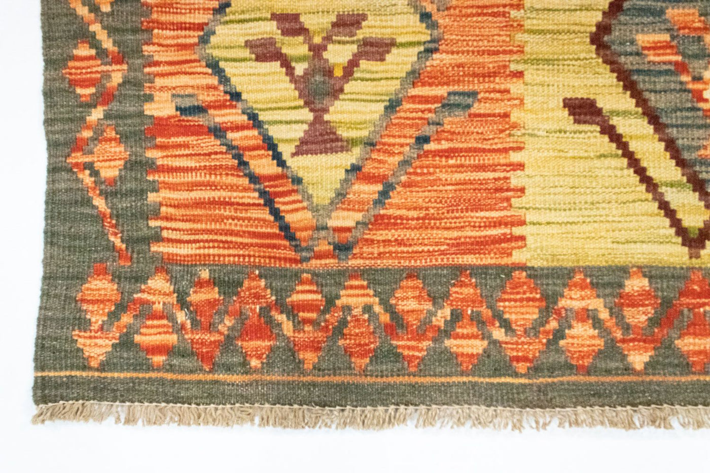 Kilim afgano Alfombra 123x83cm