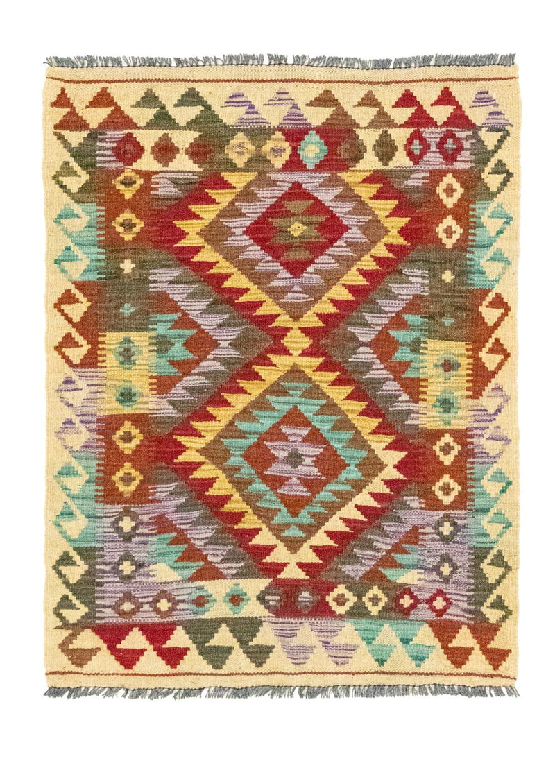 Alfombra Kelim - Oriental - 109 x 80 cm - multicolor