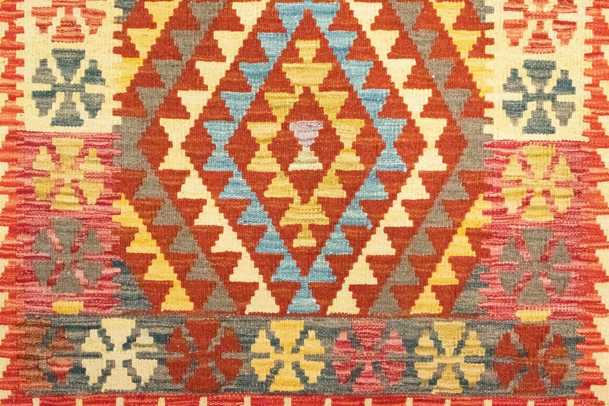 Alfombra Kelim - Oriental - 120 x 79 cm - naranja