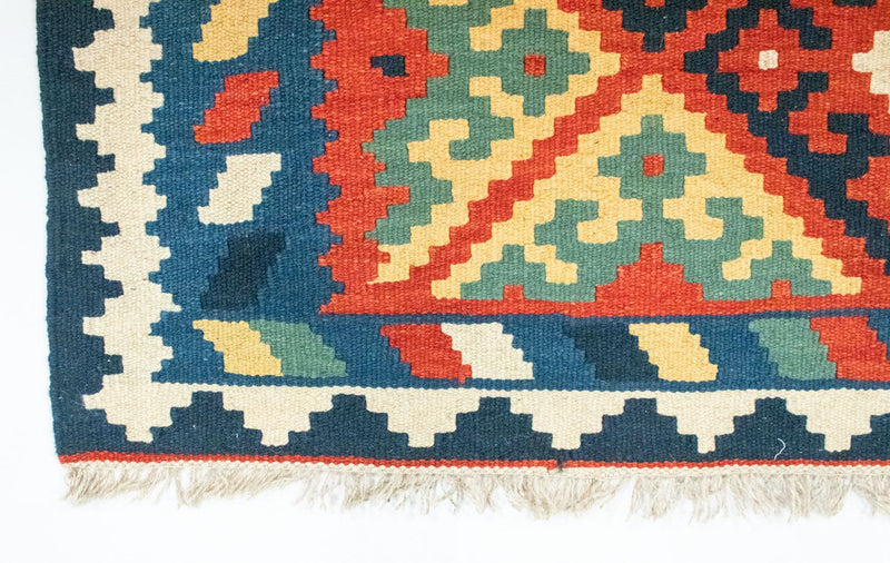 Alfombra Kelim - Oriental - 121 x 83 cm - azul
