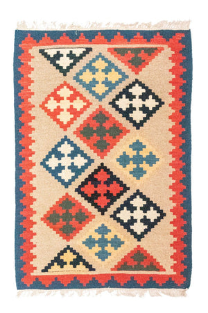 Alfombra Kelim - Oriental - 120 x 83 cm - beige