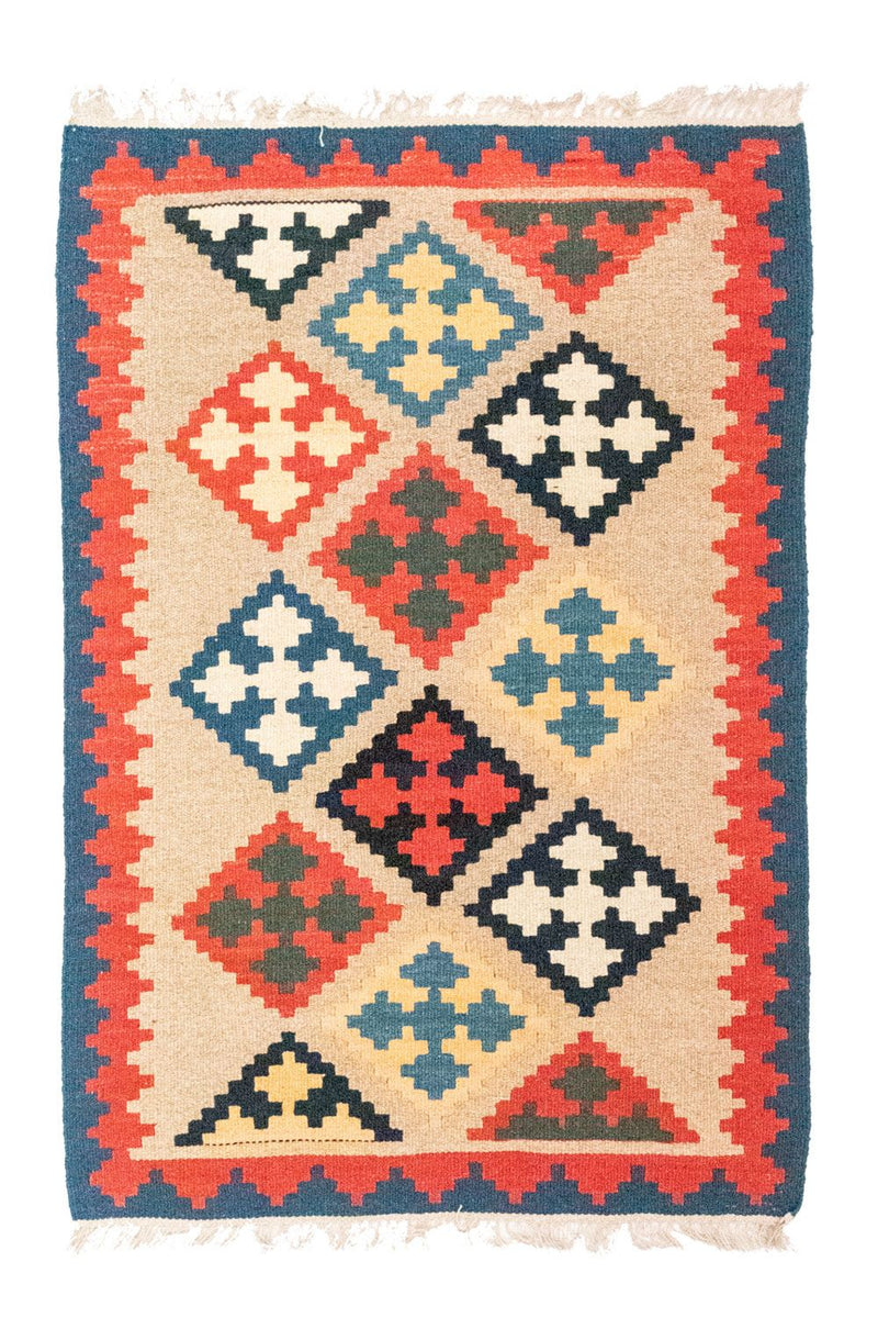Alfombra Kelim - Oriental - 120 x 83 cm - beige