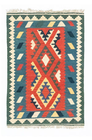 Alfombra Kelim - Oriental - 122 x 83 cm - naranja