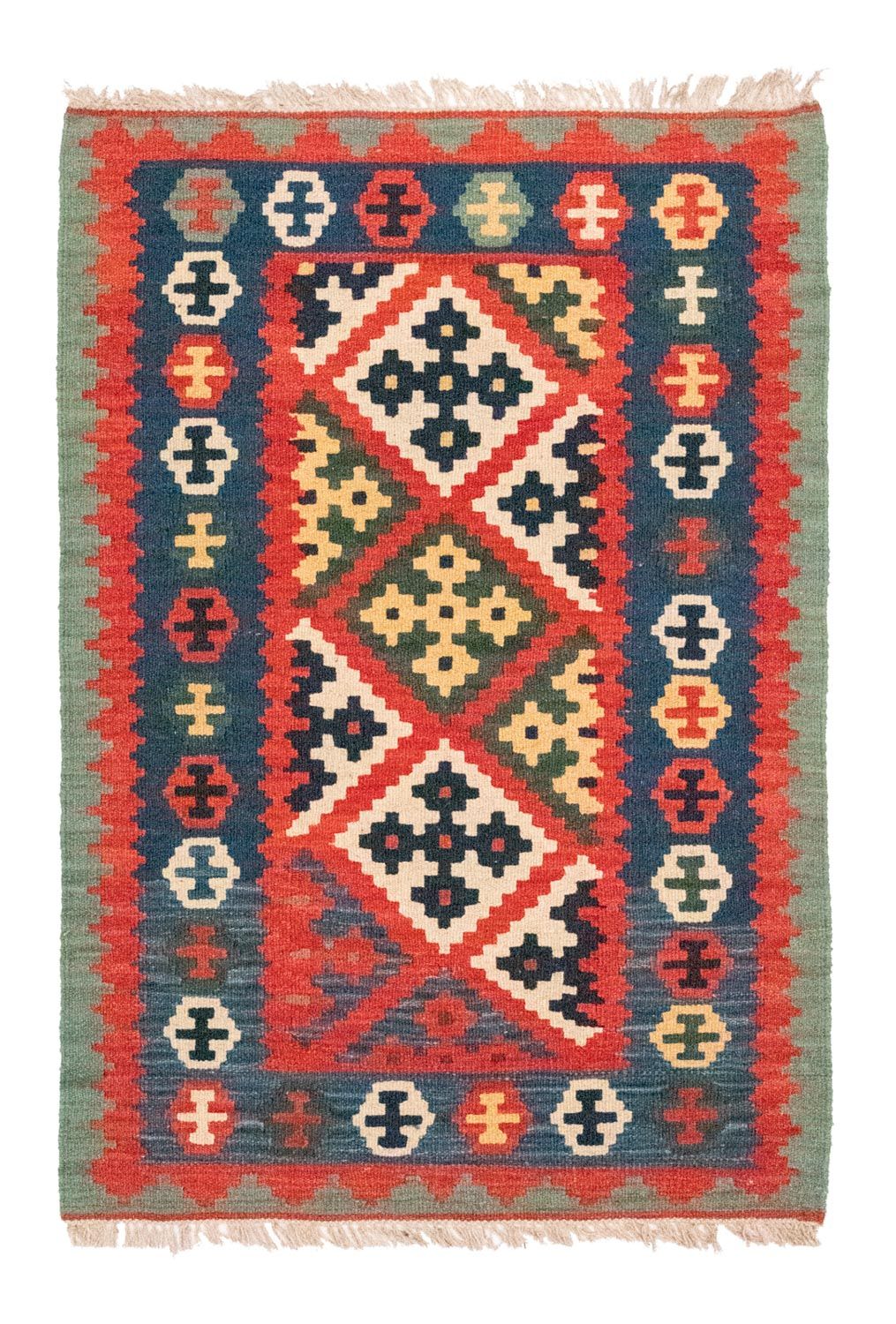 Alfombra Kelim - Oriental - 129 x 87 cm - multicolor