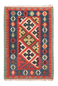 Alfombra Kelim - Oriental - 129 x 87 cm - multicolor