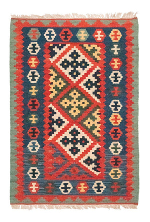 Alfombra Kelim - Oriental - 129 x 87 cm - multicolor