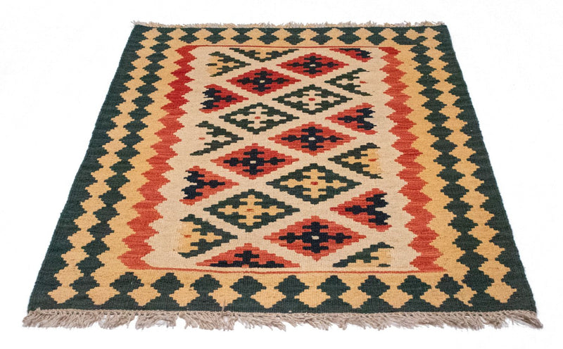 Alfombra Kelim - Oriental - 125 x 86 cm - beige