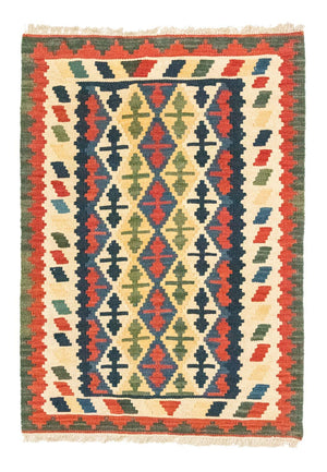 Alfombra Kelim - Oriental - 123 x 86 cm - naranja