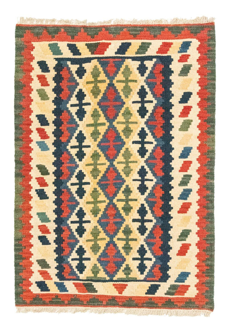 Alfombra Kelim - Oriental - 123 x 86 cm - naranja