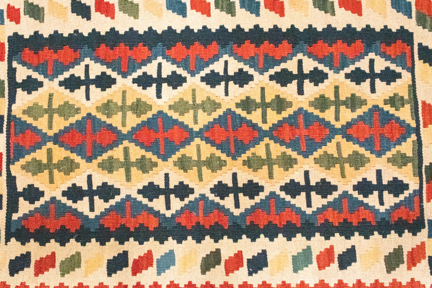 Alfombra Kelim - Oriental - 123 x 86 cm - naranja
