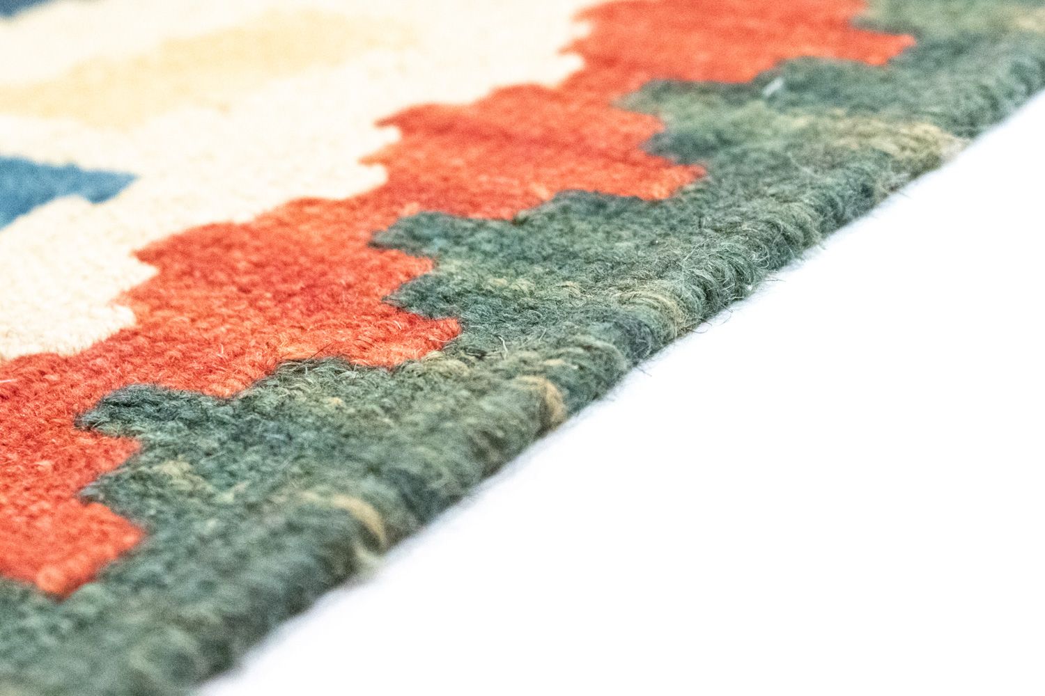 Alfombra Kelim - Oriental - 123 x 86 cm - naranja