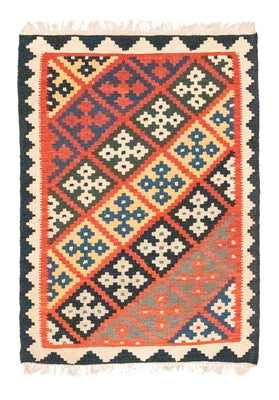 Alfombra Kelim - Oriental - 122 x 90 cm - naranja