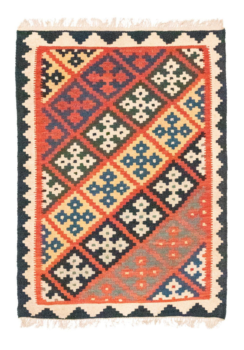 Alfombra Kelim - Oriental - 122 x 90 cm - naranja