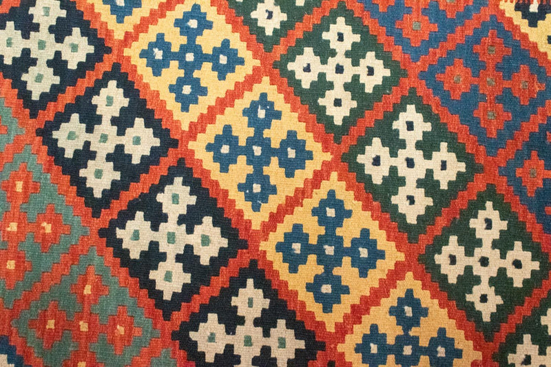 Alfombra Kelim - Oriental - 122 x 90 cm - naranja
