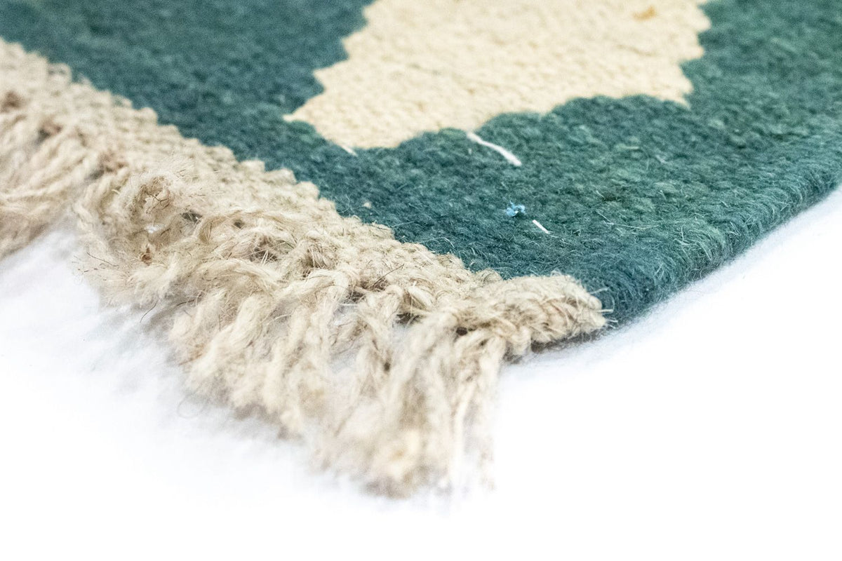 Alfombra Kelim - Oriental - 123 x 84 cm - azul